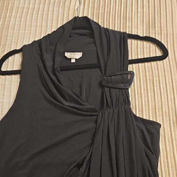 MaxMara Chic One-Shoulder Black Dress Made In Italy - Picture 7 of 16